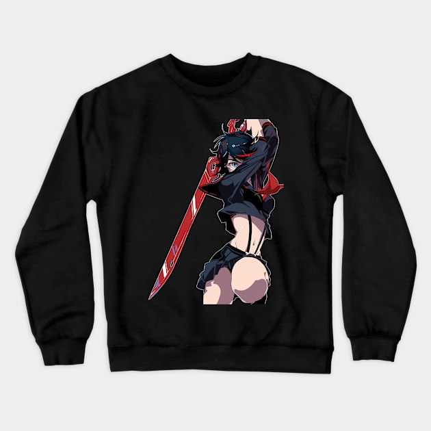 Ryuko Matoi Kill La Kill Crewneck Sweatshirt by RhysDawson